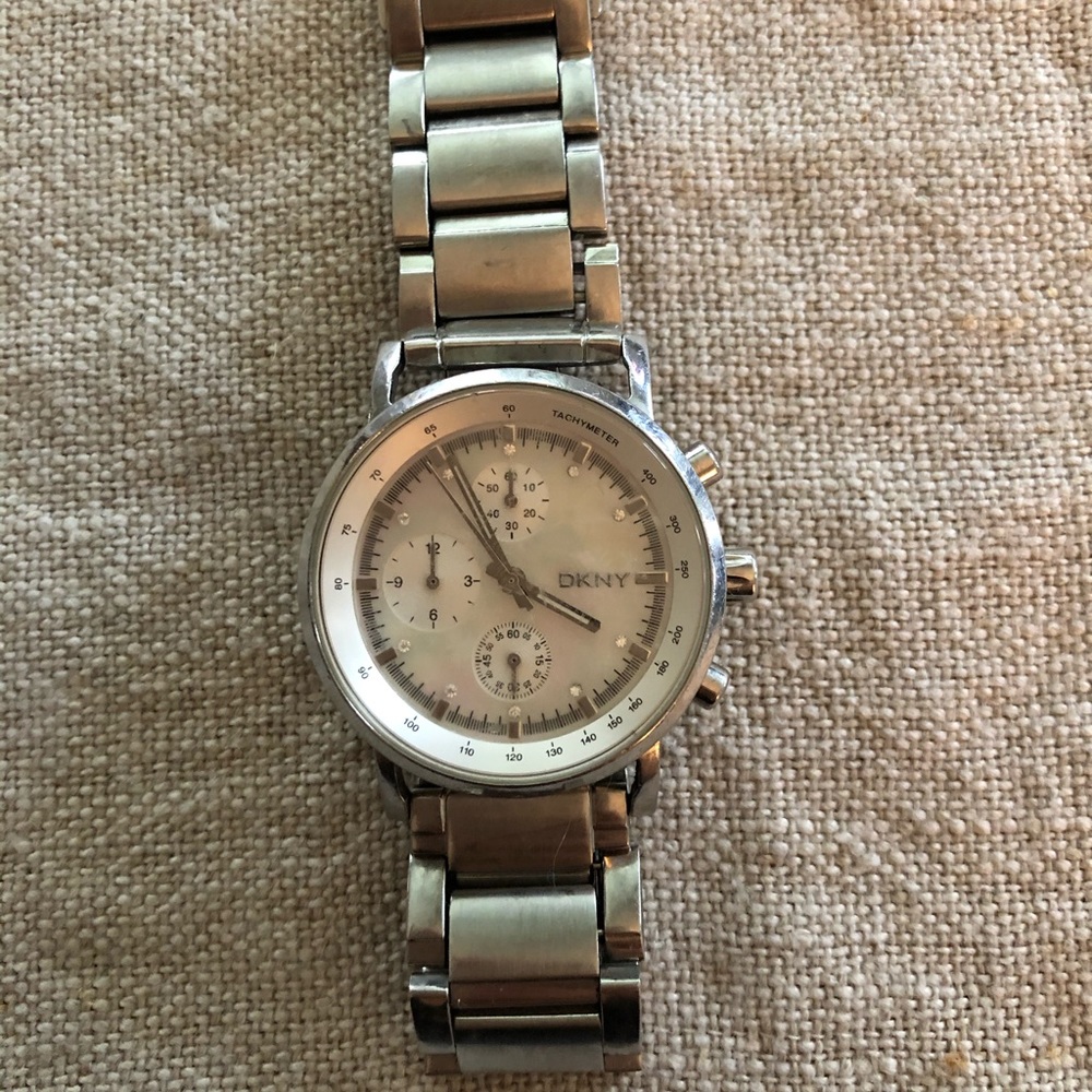 DKNY Mother of Pearl watch